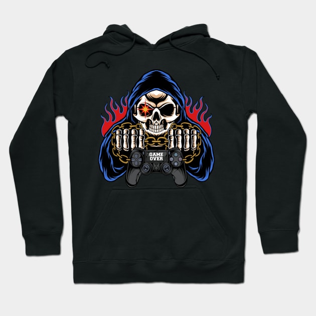 game over Hoodie by terror machine std